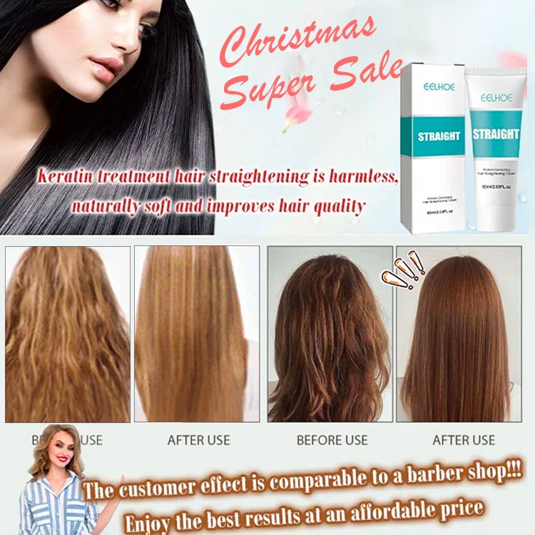 EELHOE Keratin Treatment Hair Straightening Cream-A perfect savior for hair, making hair straight, silky and bouncy